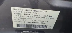 2019, Nissan / Altima, VIN: 1N4BL4AV0KC241050, 30349 км., gas, 0 куб.см.